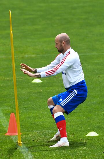 Футбол. Учебно-тренировочный сбор национальной команды 