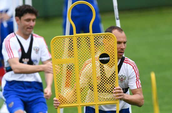 Футбол. Учебно-тренировочный сбор национальной команды 