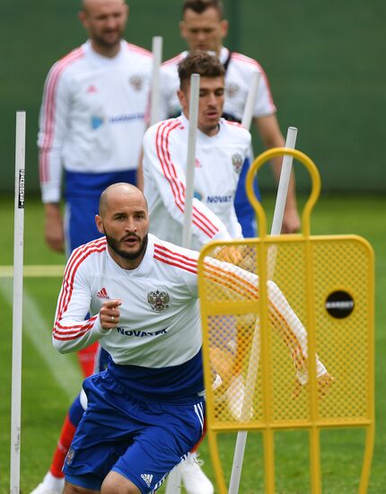 Футбол. Учебно-тренировочный сбор национальной команды 