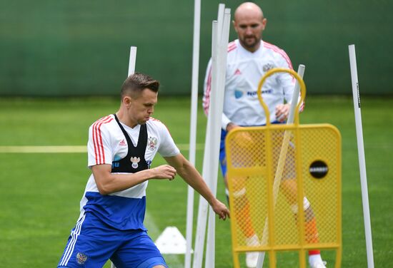 Футбол. Учебно-тренировочный сбор национальной команды 