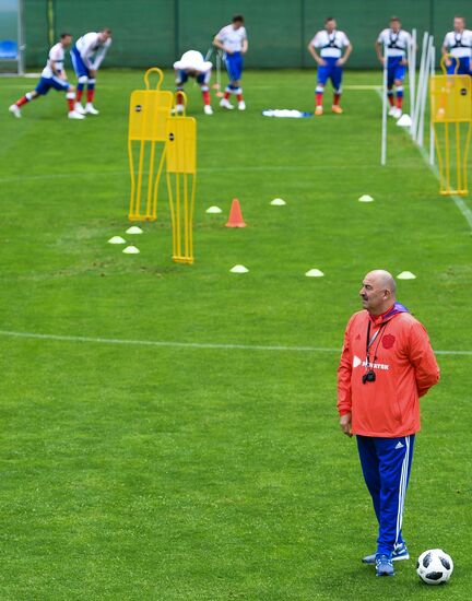 Футбол. Учебно-тренировочный сбор национальной команды 