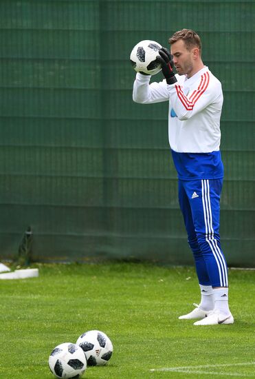 Футбол. Учебно-тренировочный сбор национальной команды 