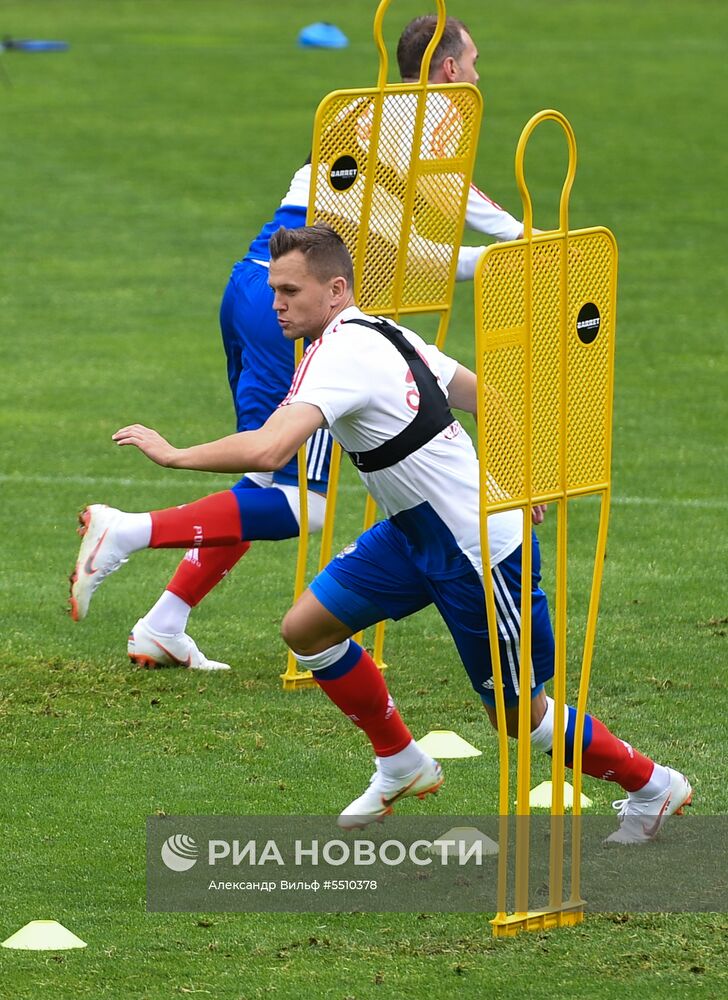Футбол. Учебно-тренировочный сбор национальной команды 