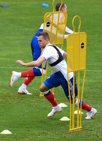 Футбол. Учебно-тренировочный сбор национальной команды 