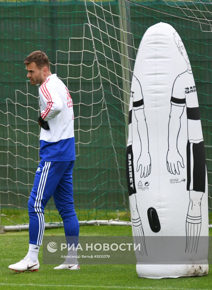 Футбол. Учебно-тренировочный сбор национальной команды 