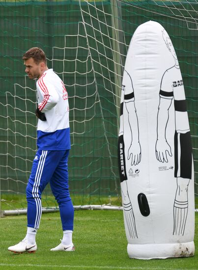 Футбол. Учебно-тренировочный сбор национальной команды 