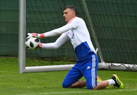 Футбол. Учебно-тренировочный сбор национальной команды 