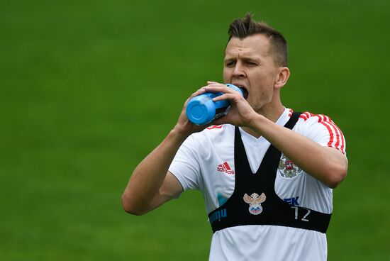 Футбол. Учебно-тренировочный сбор национальной команды 