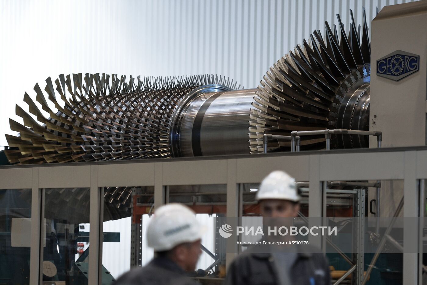 Открытие нового цеха на заводе компании «Сименс» в Санкт-Петербурге