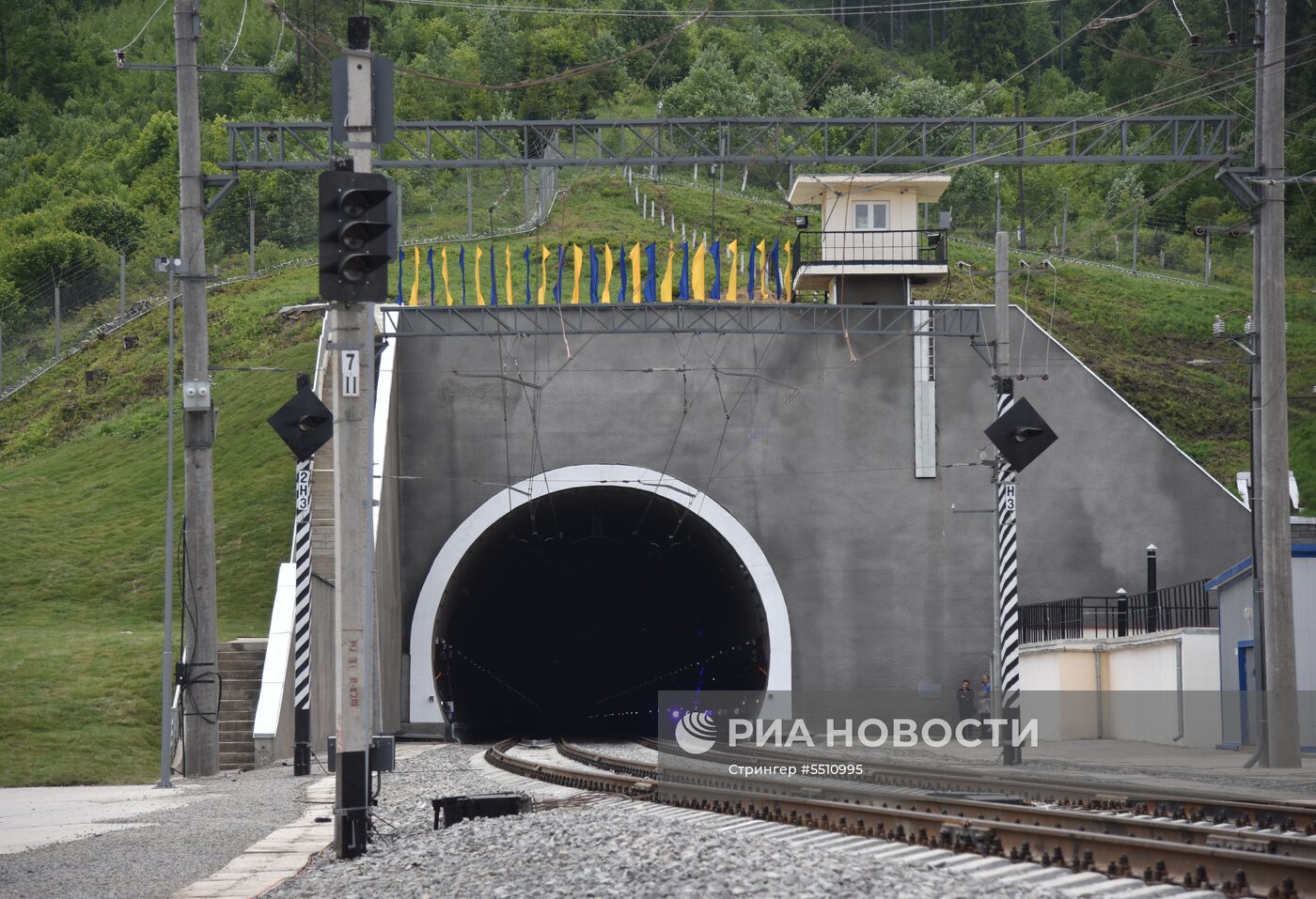 Открытие Бескидского тоннеля на Украине