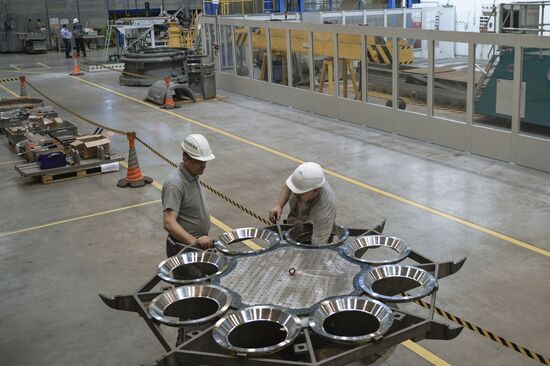 Открытие нового цеха на заводе компании «Сименс» в Санкт-Петербурге