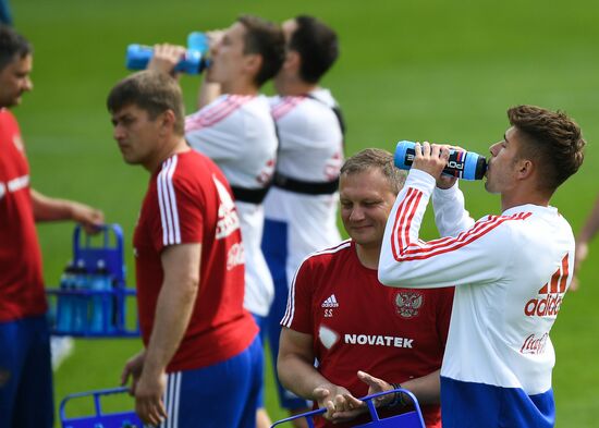 Футбол. Учебно-тренировочный сбор национальной команды