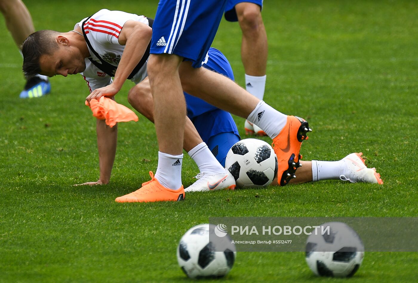 Футбол. Учебно-тренировочный сбор национальной команды 