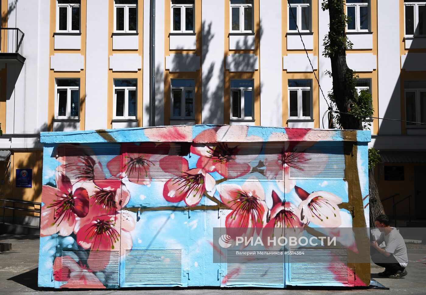 Граффити на трансформаторных подстанциях в Москве 
