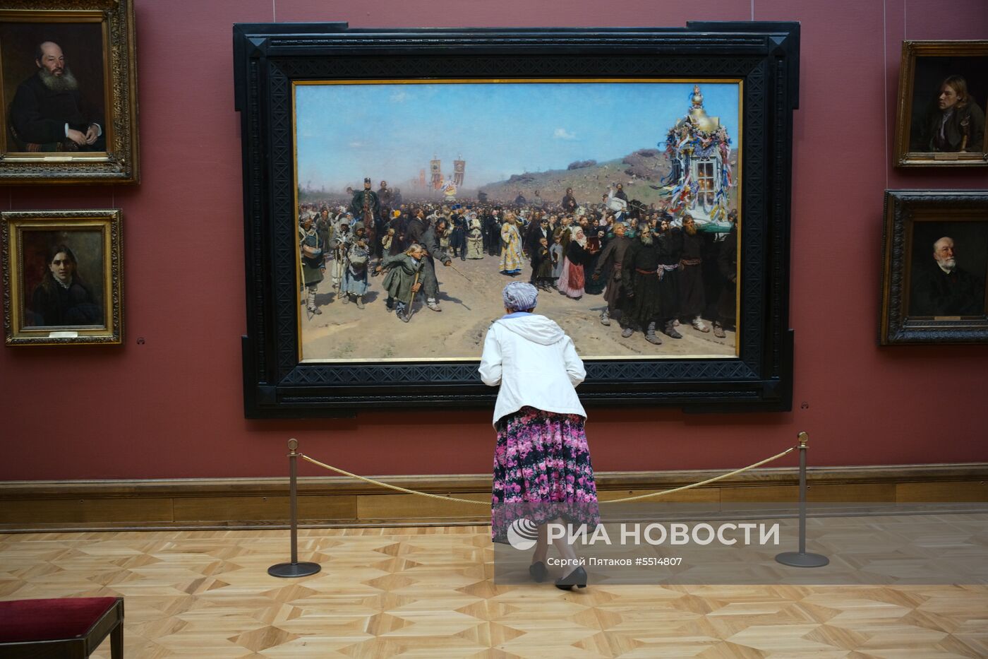 Зал художника И. Репина в Третьяковской галерее