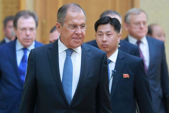 Визит главы МИД РФ С. Лаврова в Северную Корею