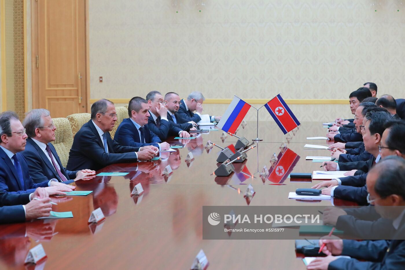 Визит главы МИД РФ С. Лаврова в Северную Корею