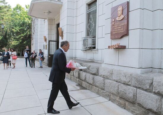 Визит главы МИД РФ С. Лаврова в Северную Корею