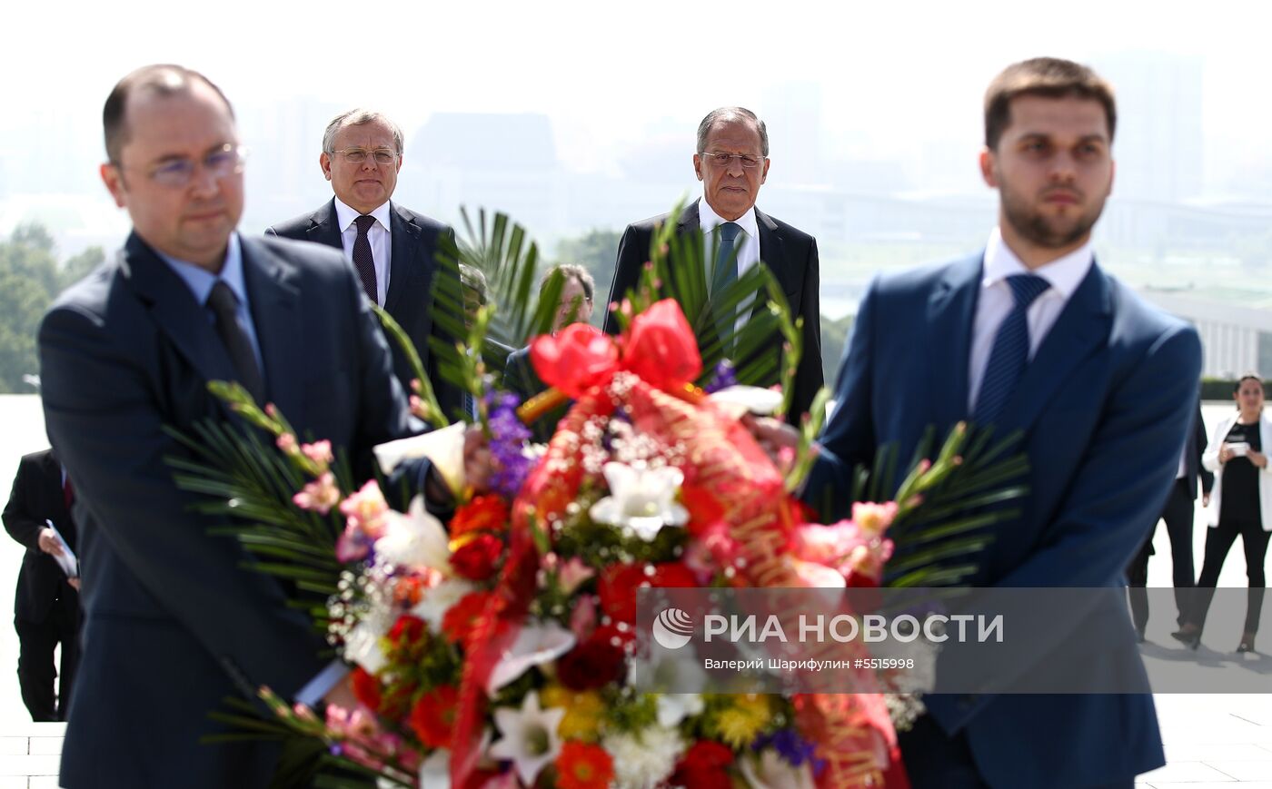 Визит главы МИД РФ С. Лаврова в Северную Корею