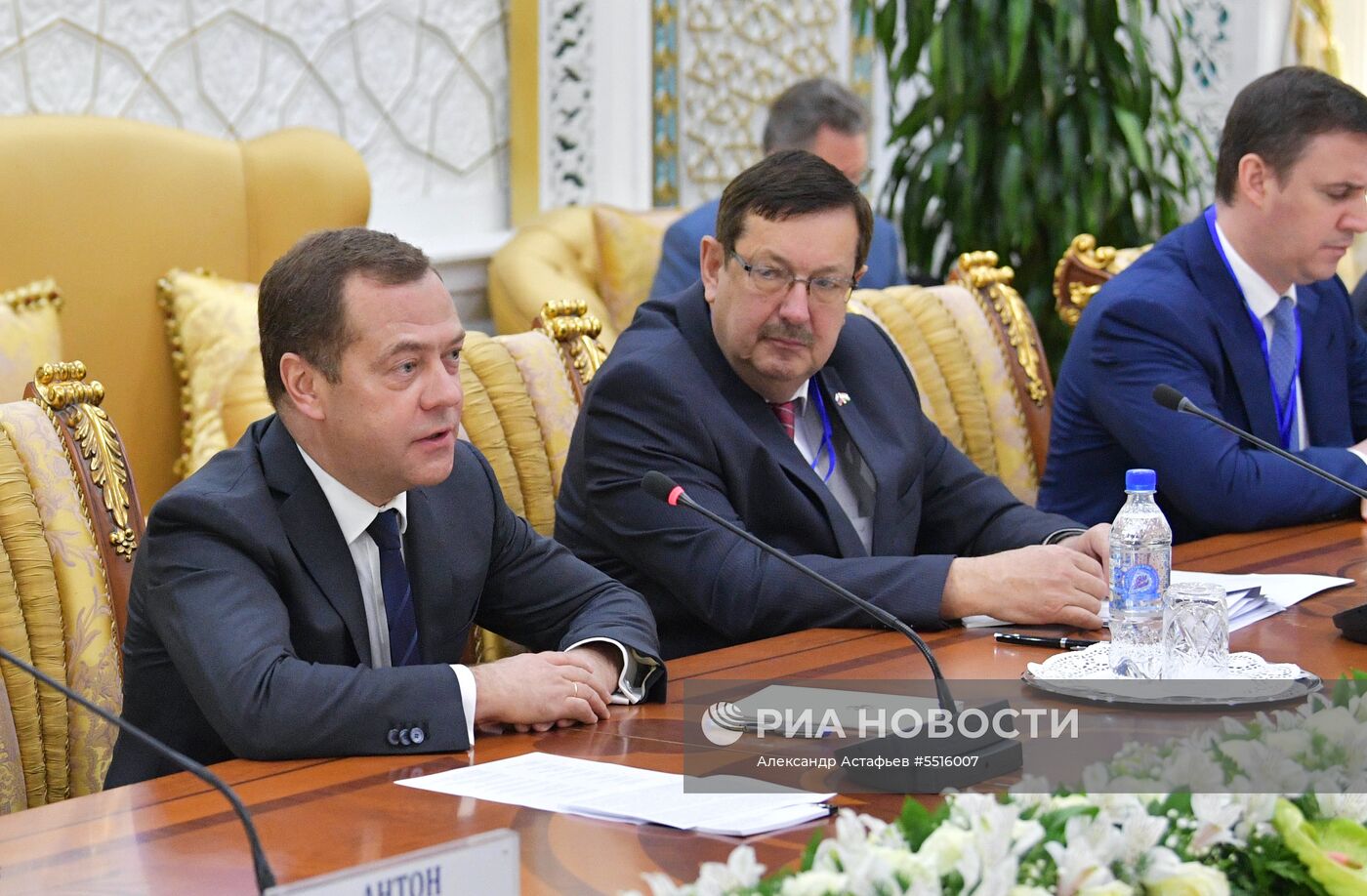 Официальный визит премьер-министра РФ Д. Медведева в Таджикистан