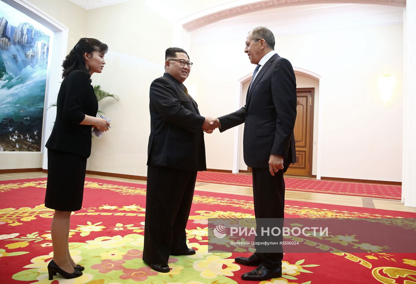 Визит главы МИД РФ С. Лаврова в Северную Корею