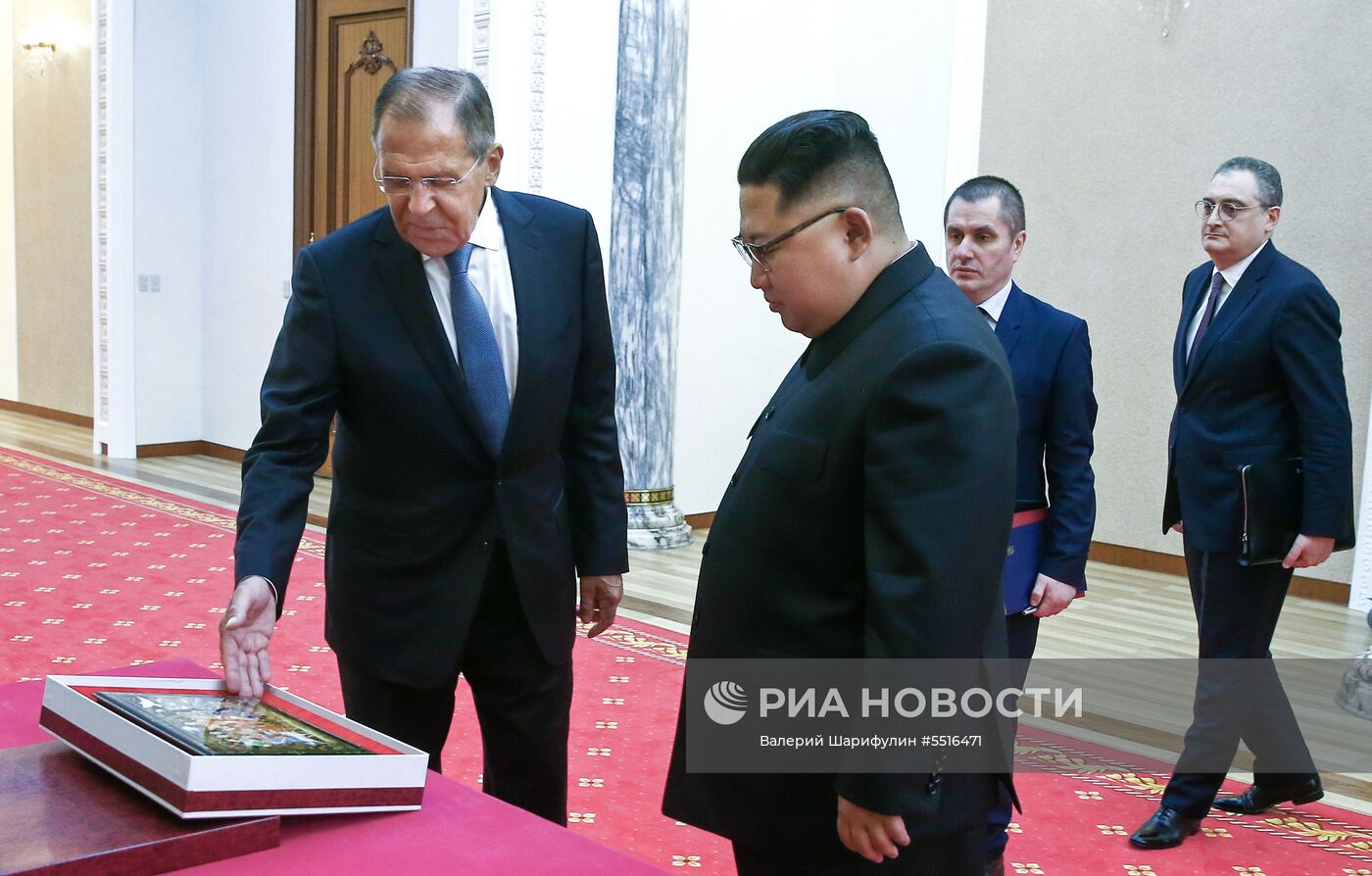 Визит главы МИД РФ С. Лаврова в Северную Корею