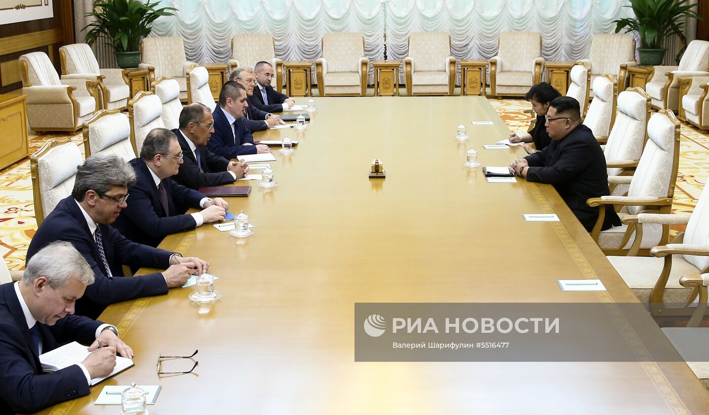 Визит главы МИД РФ С. Лаврова в Северную Корею