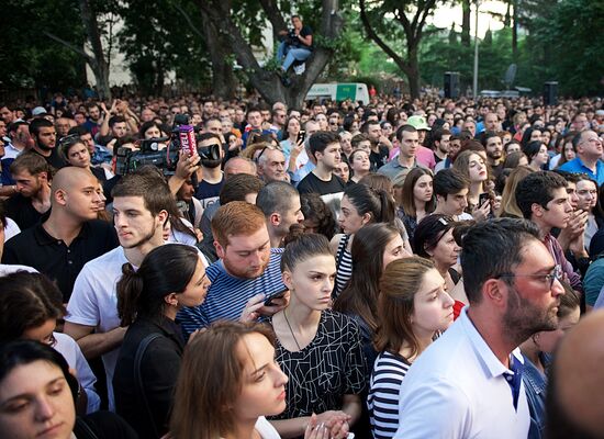 Акция протеста в Тбилиси