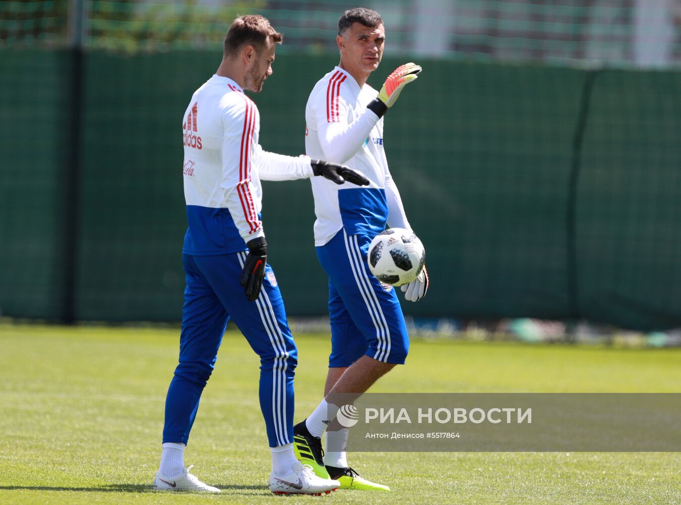 Футбол. Тренировка сборной России