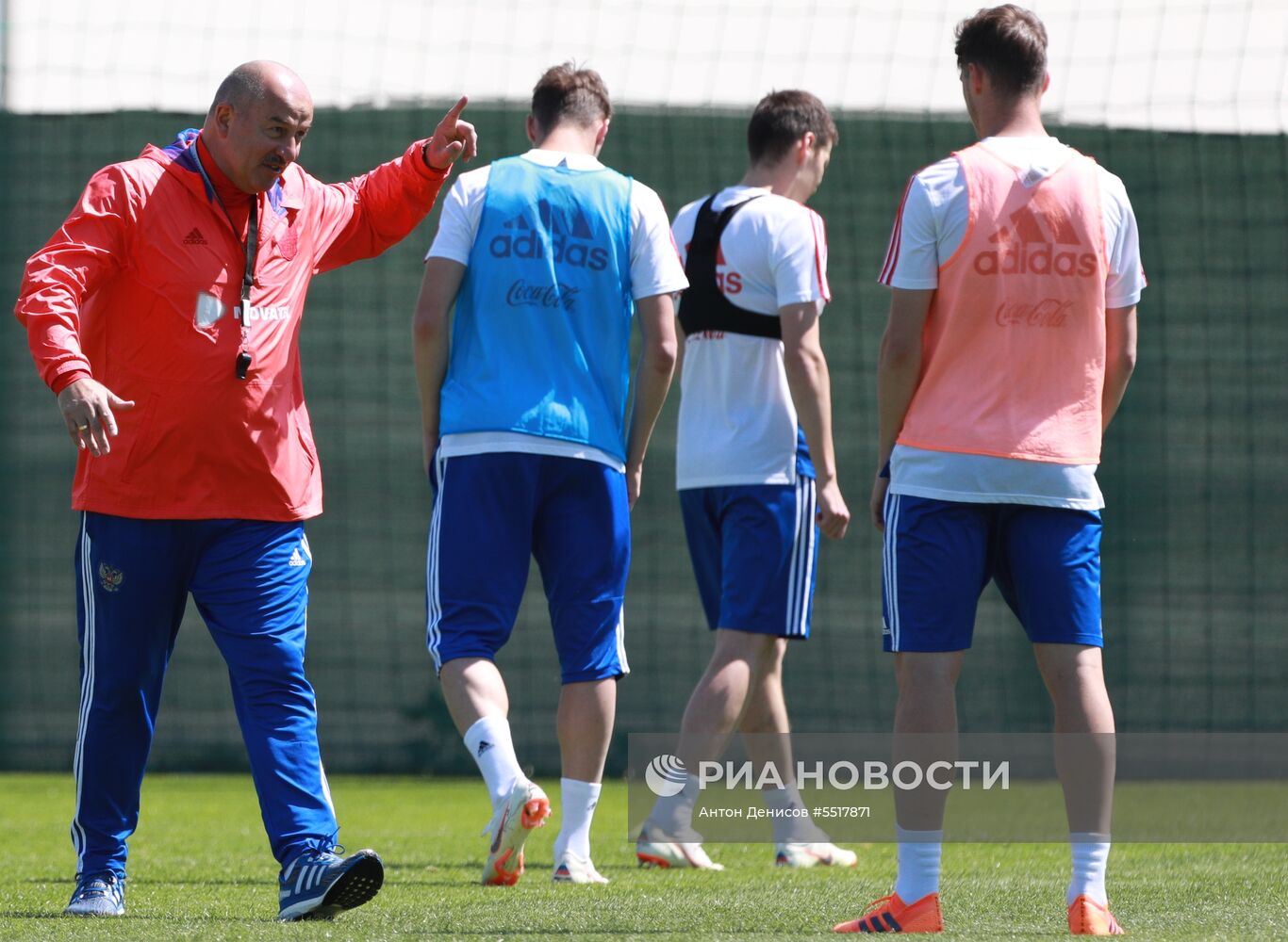 Футбол. Тренировка сборной России