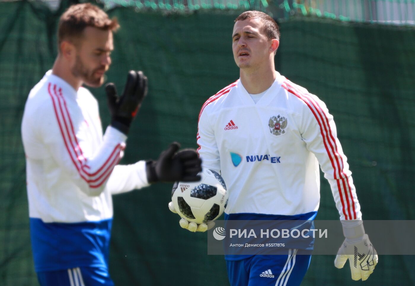 Футбол. Тренировка сборной России