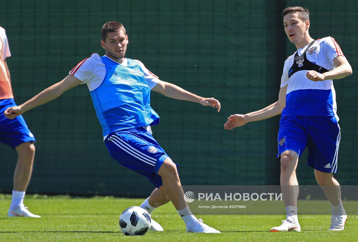 Футбол. Тренировка сборной России