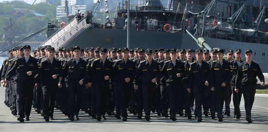 Учебный корабль «Перекоп» прибыл во Владивосток