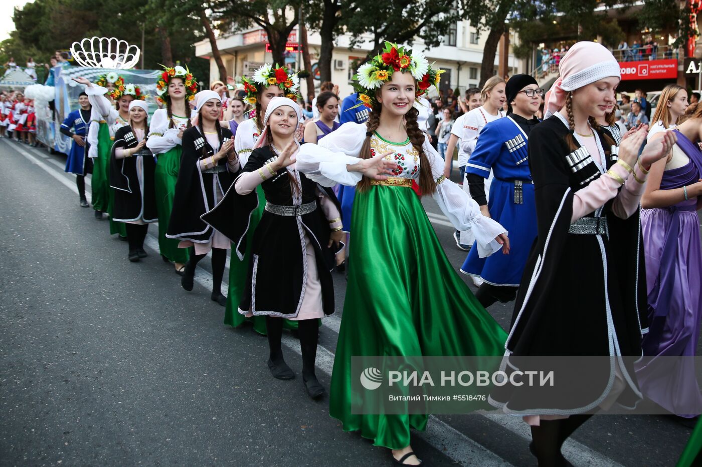 Карнавал в Геленджике