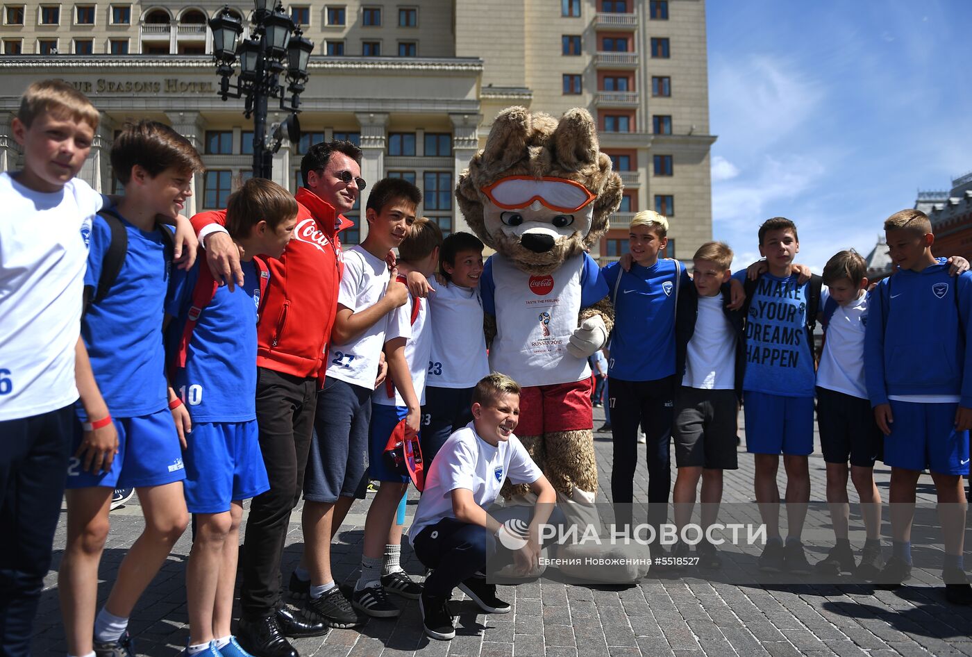 Встреча Кубка ЧМ-2018 по футболу в Москве