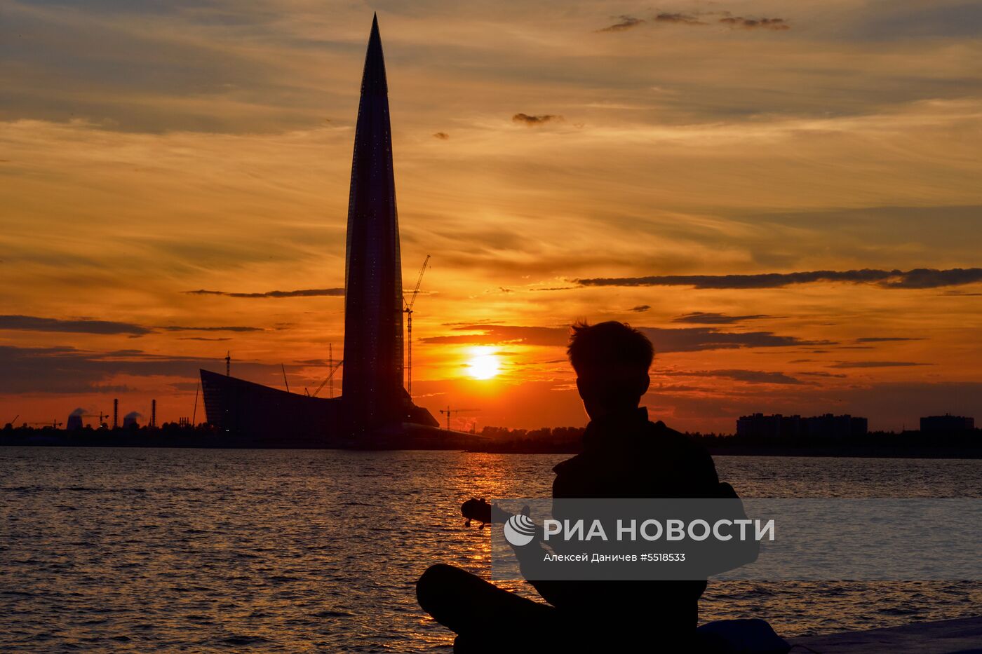 "Лахта-центр" в Санкт-Петербурге