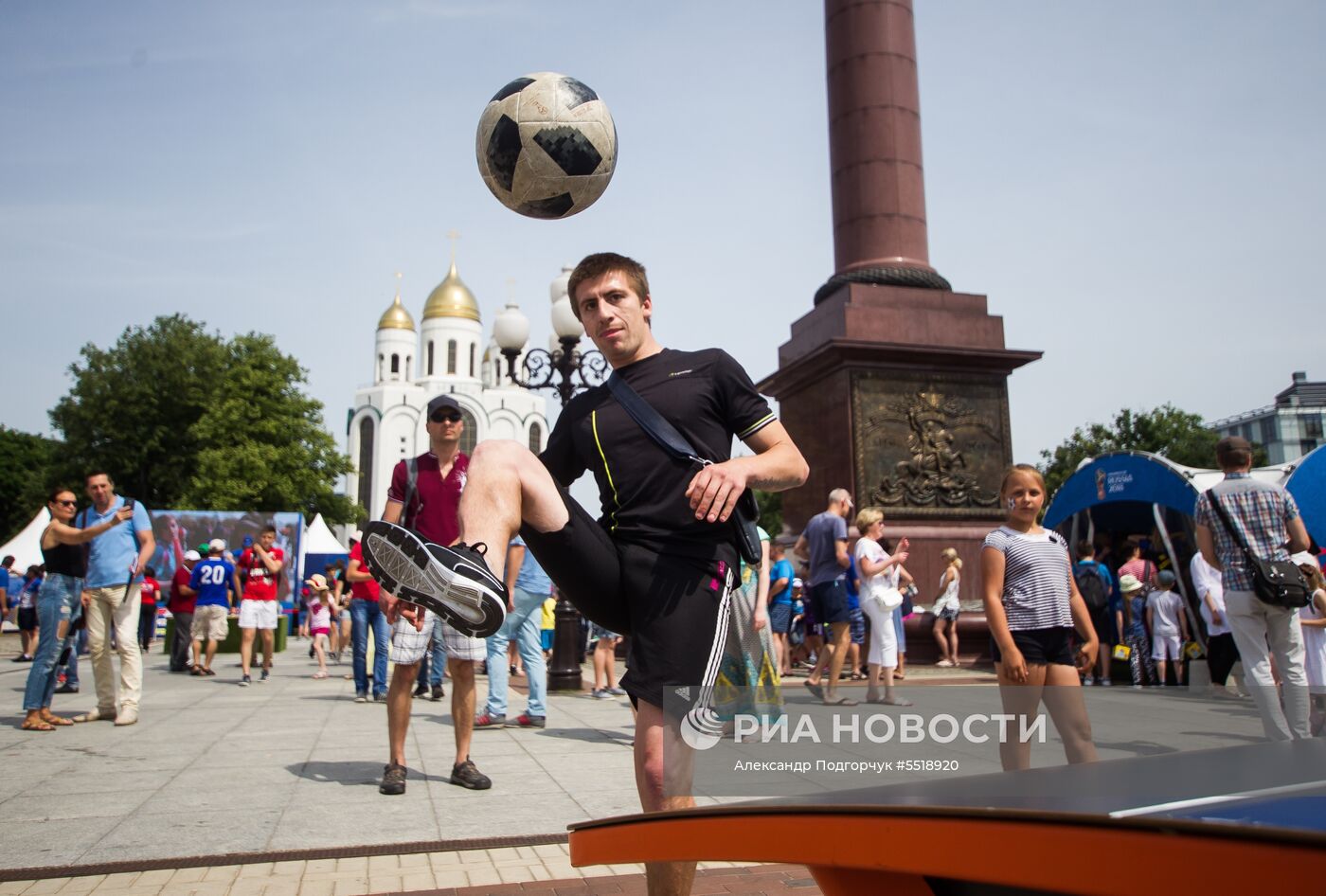 Парк футбола ЧМ-2018 в Калининграде