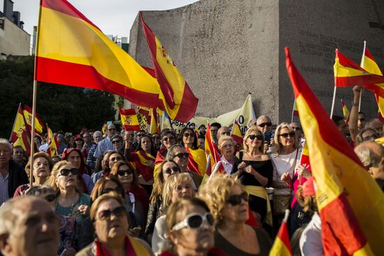 Акция в Мадриде против смены правительства