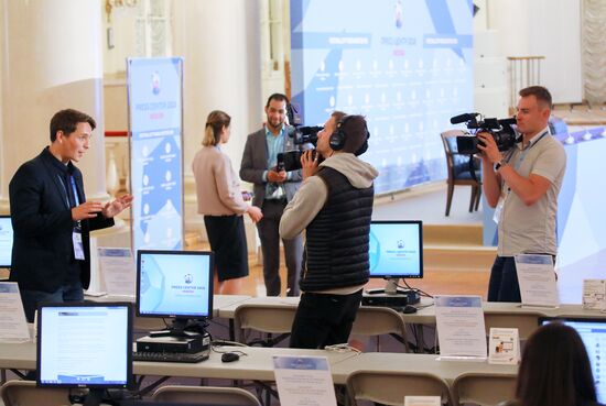 Торжественное открытие пресс-центра ЧМ в Москве 