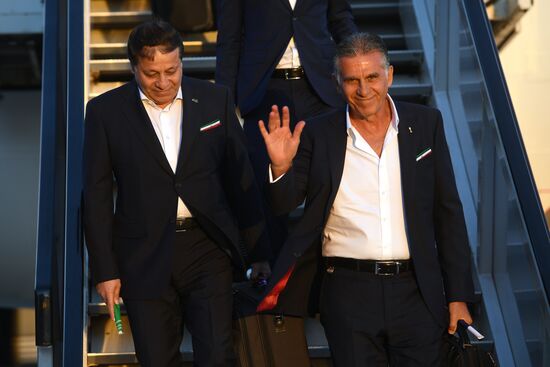 Футбол. ЧМ-2018. Прилет сборной Ирана 