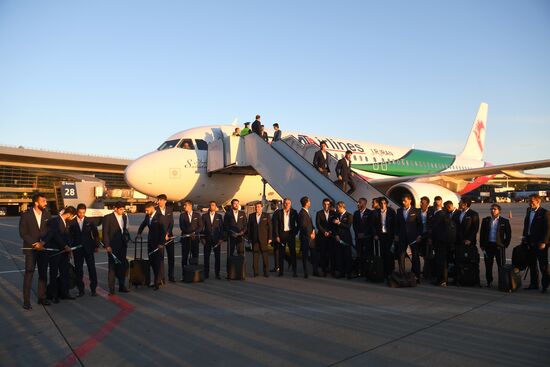 Футбол. ЧМ-2018. Прилет сборной Ирана 