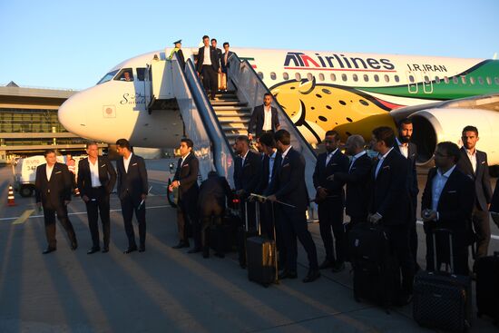 Футбол. ЧМ-2018. Прилет сборной Ирана 