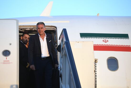 Футбол. ЧМ-2018. Прилет сборной Ирана 