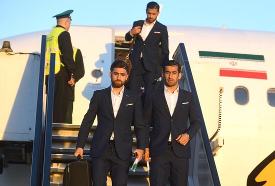 Футбол. ЧМ-2018. Прилет сборной Ирана 