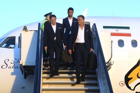 Футбол. ЧМ-2018. Прилет сборной Ирана 