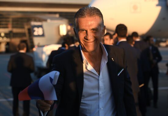 Футбол. ЧМ-2018. Прилет сборной Ирана 