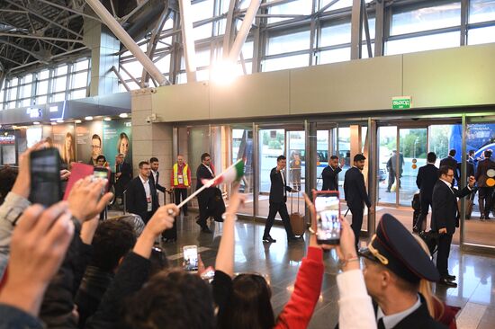 Футбол. ЧМ-2018. Прилет сборной Ирана 