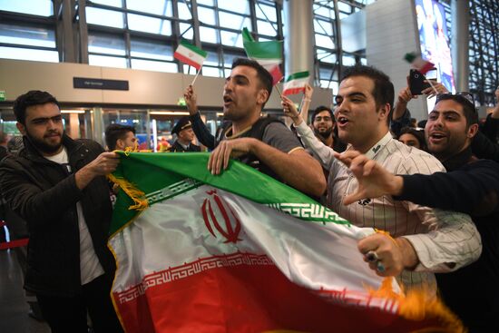 Футбол. ЧМ-2018. Прилет сборной Ирана 