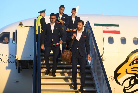 Футбол. ЧМ-2018. Прилет сборной Ирана 