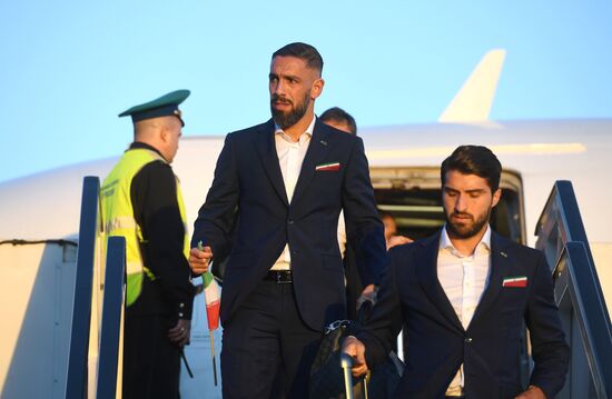 Футбол. ЧМ-2018. Прилет сборной Ирана 